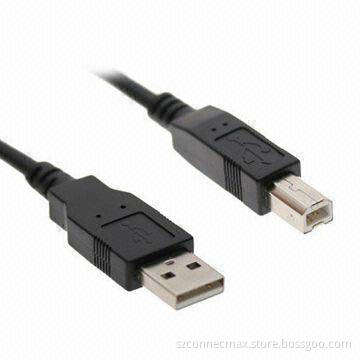 AM to BM USB2.0 Printer Cable with Black Color